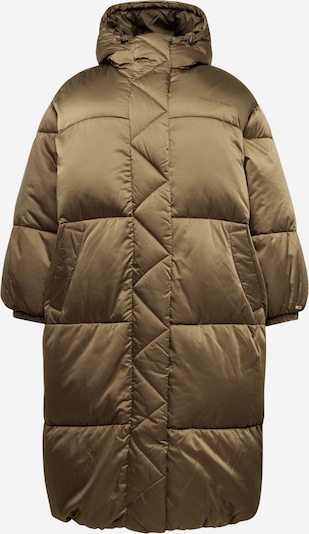 Tommy Jeans Curve Pitkä talvitakki värissä oliivi, Tuotenäkymä
