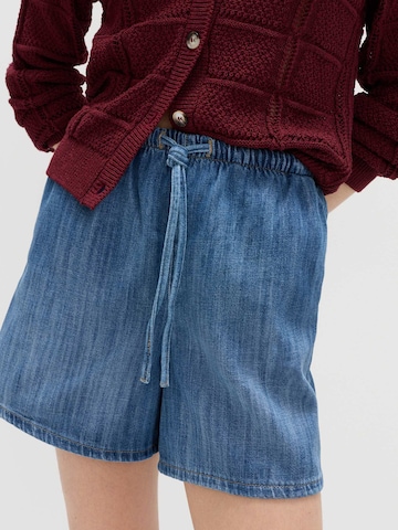 Loosefit Pantalon Marks & Spencer en bleu : devant
