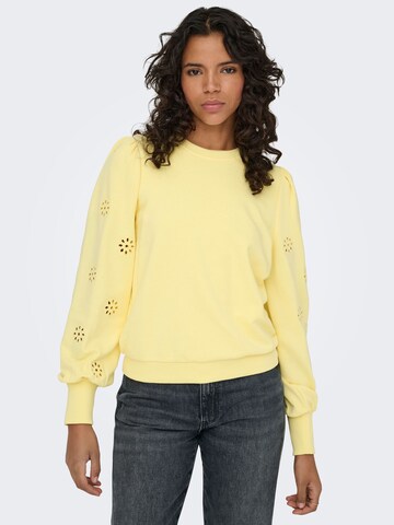 Sweat-shirt 'ONLFEMME' ONLY en jaune