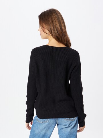 QS Pullover in Schwarz