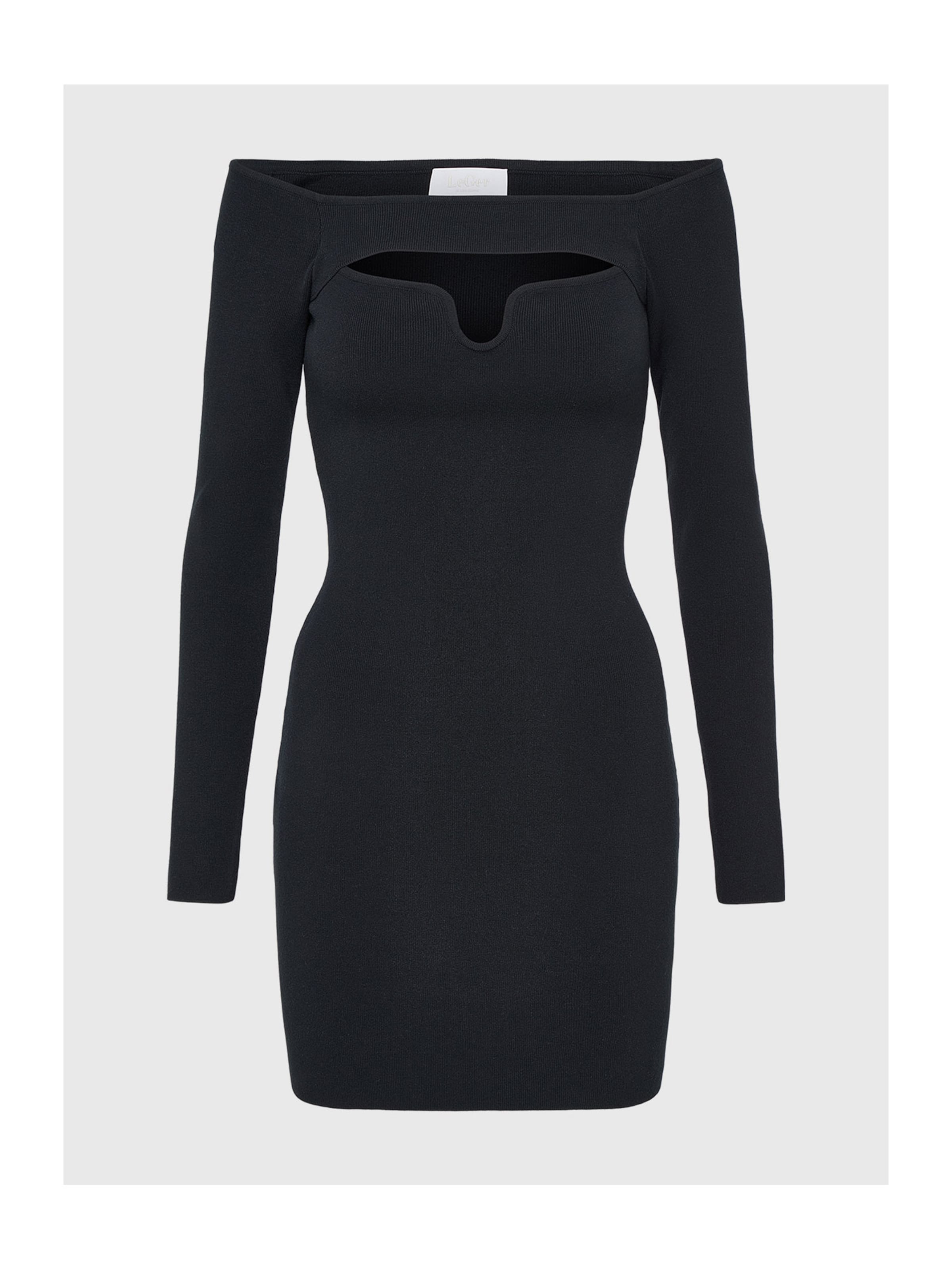 LeGer by Lena Gercke Φόρεμα 'Evelin' σε μαύρο: μπροστά