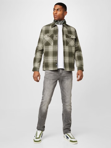 Only & Sons Regular fit Button Up Shirt in Green