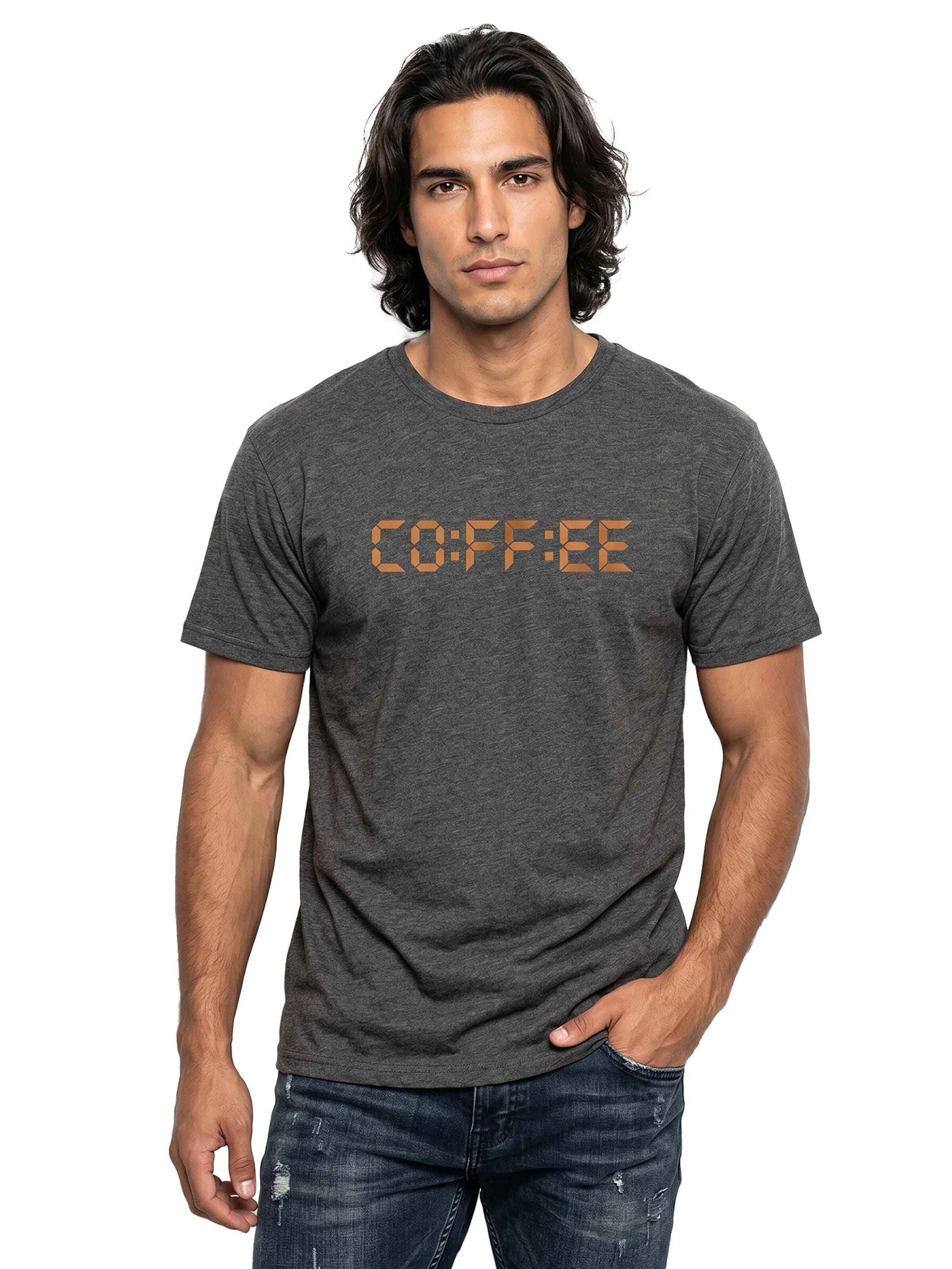 MAKAYA Shirt 'Coffee Time' in Grey