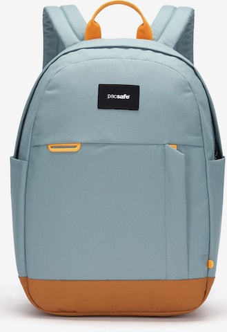 Pacsafe Backpack in Blue: front