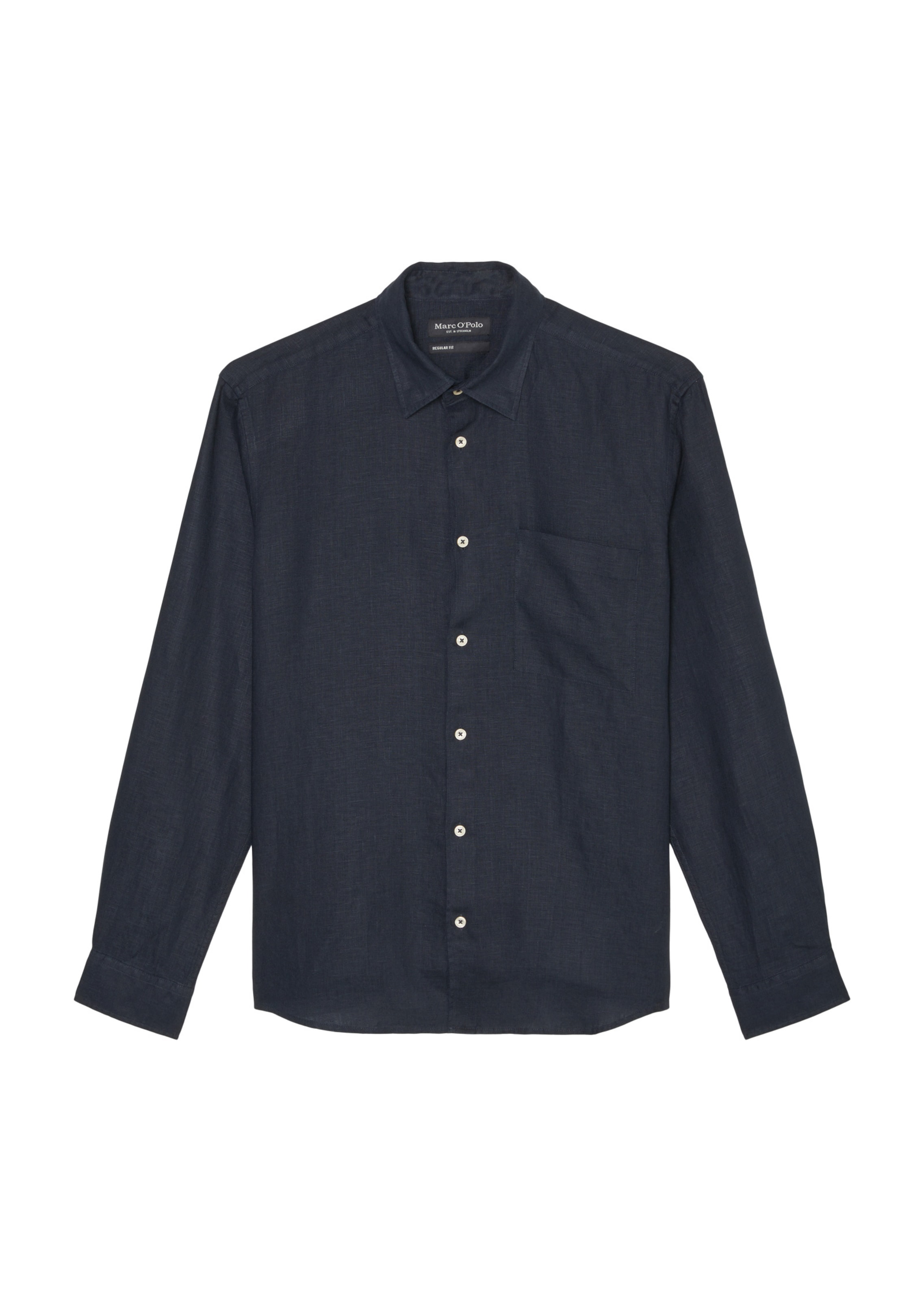 Marc O'Polo Regular fit Button Up Shirt in Blue: front