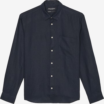 Marc O'Polo Regular fit Overhemd in Blauw: voorkant