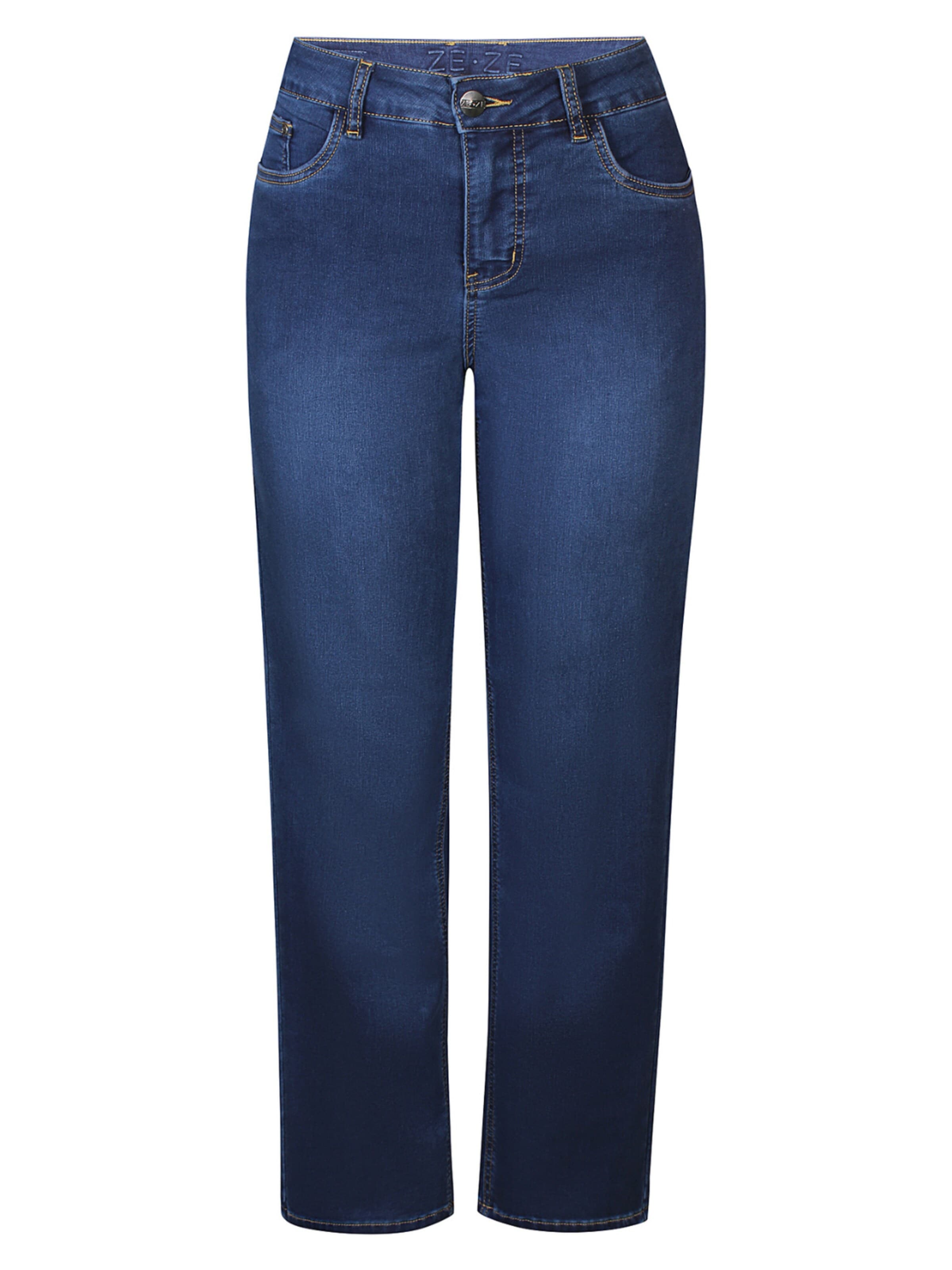 ze-ze Trousers 'Ruby 026' in Blue: front
