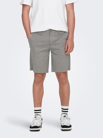 Only & Sons Regular Shorts 'MARK' in Grau: predná strana