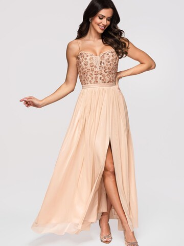 Ombre Evening dress in Gold