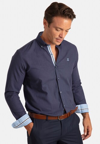 Sir Raymond Tailor Regular Fit Freizeithemd 'Patty' in Blau