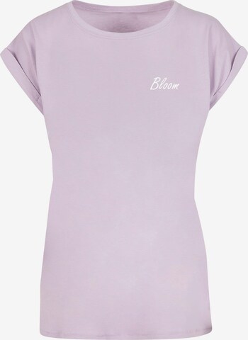 T-shirt 'Flowers Bloom' Merchcode en violet : devant