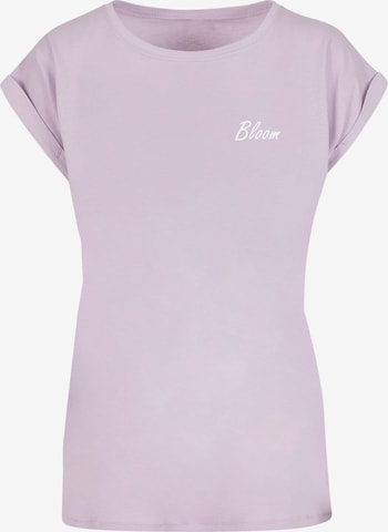 Merchcode T-Shirt 'Flowers Bloom' in Lila: predná strana