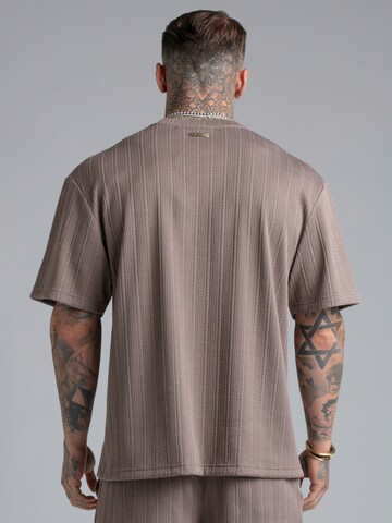 T-Shirt SikSilk en marron