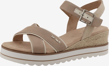TOM TAILOR Remmisandaalit värissä beige: etupuoli