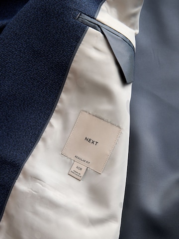 Coupe regular Veste de costume Next en bleu
