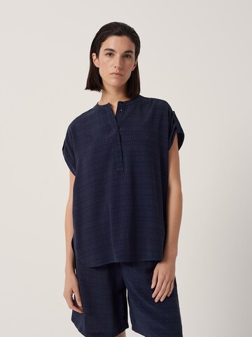 Someday Blouse 'Zimali' in Blauw: voorkant