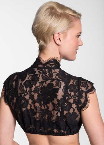 SPIETH & WENSKY Klederdracht blouse 'Grimaldi' in Zwart