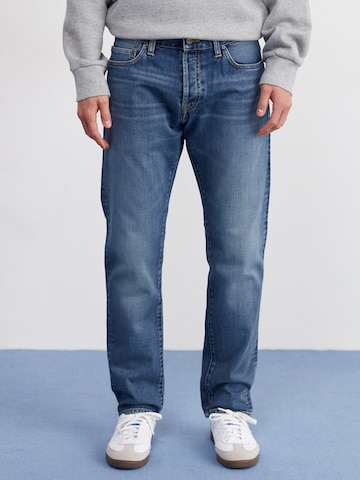 Coupe slim Jean 'Klondike' Carhartt WIP en bleu : devant