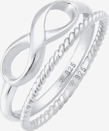 ELLI Ring Infinity, Twisted in Silber: predná strana