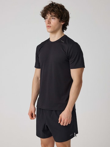 SNOCKS Funktionsshirt in Schwarz: Vorderseite
