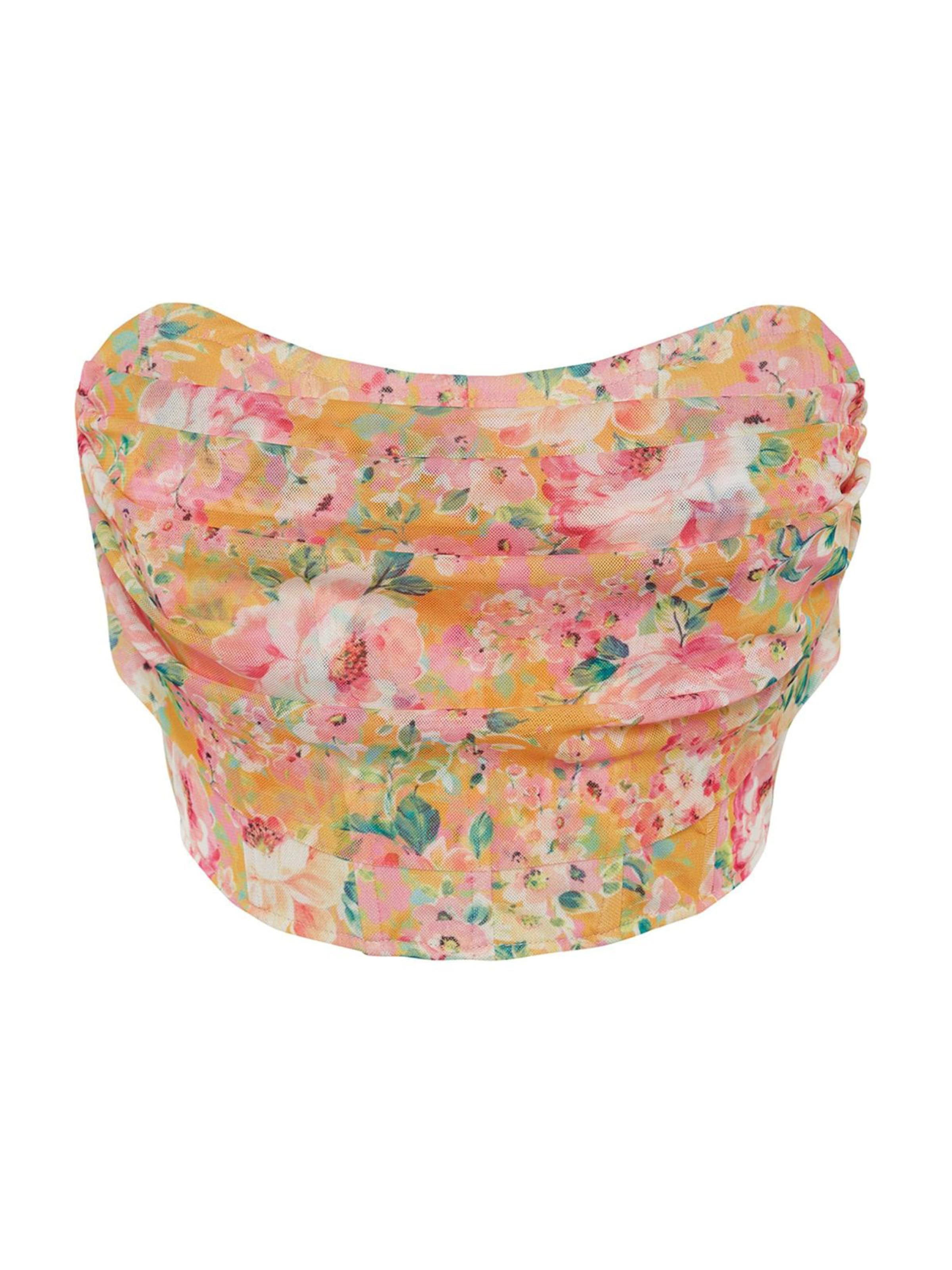 Trendyol Τοπ σε κίτρινο: μπροστά