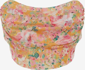 Top de la Trendyol pe galben: față