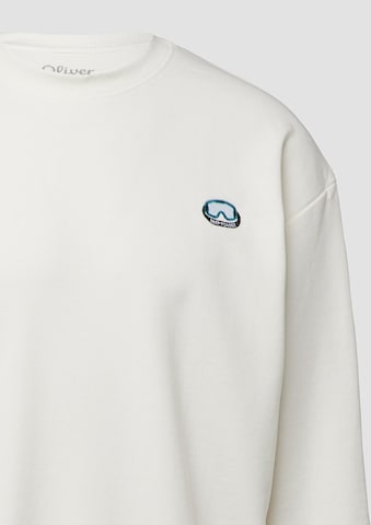 s.Oliver Sweatshirt in Beige