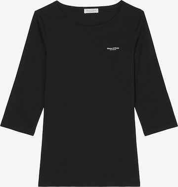 Marc O'Polo Shirt in Zwart: voorkant