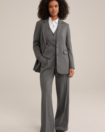 Bootcut Pantalon à plis WE Fashion en gris