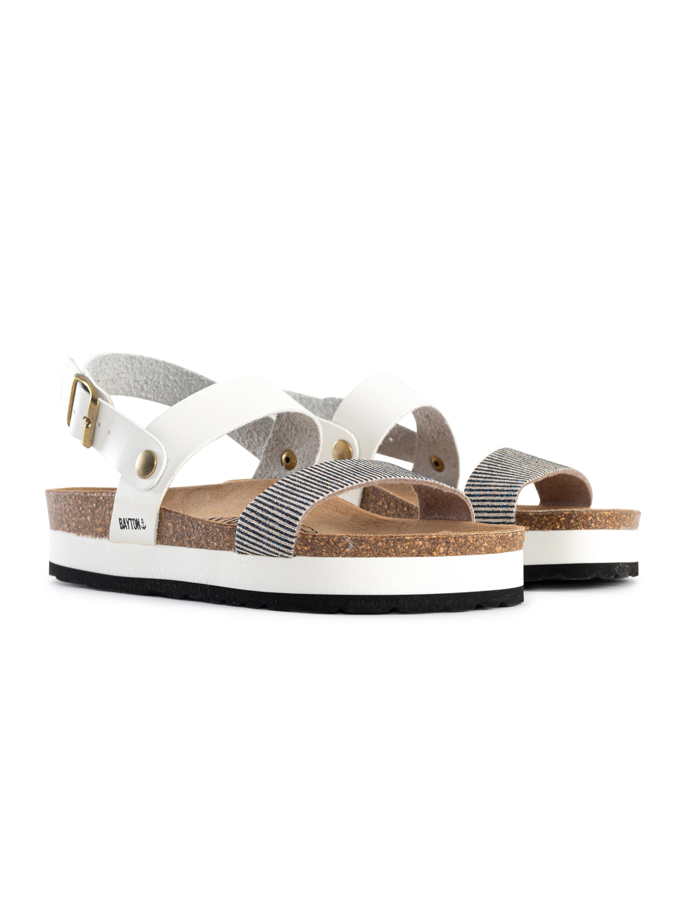 Bayton Remmisandaalit 'Almeria' värissä valkoinen