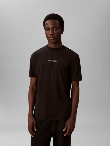 Calvin Klein Sport Shirt in Zwart: voorkant