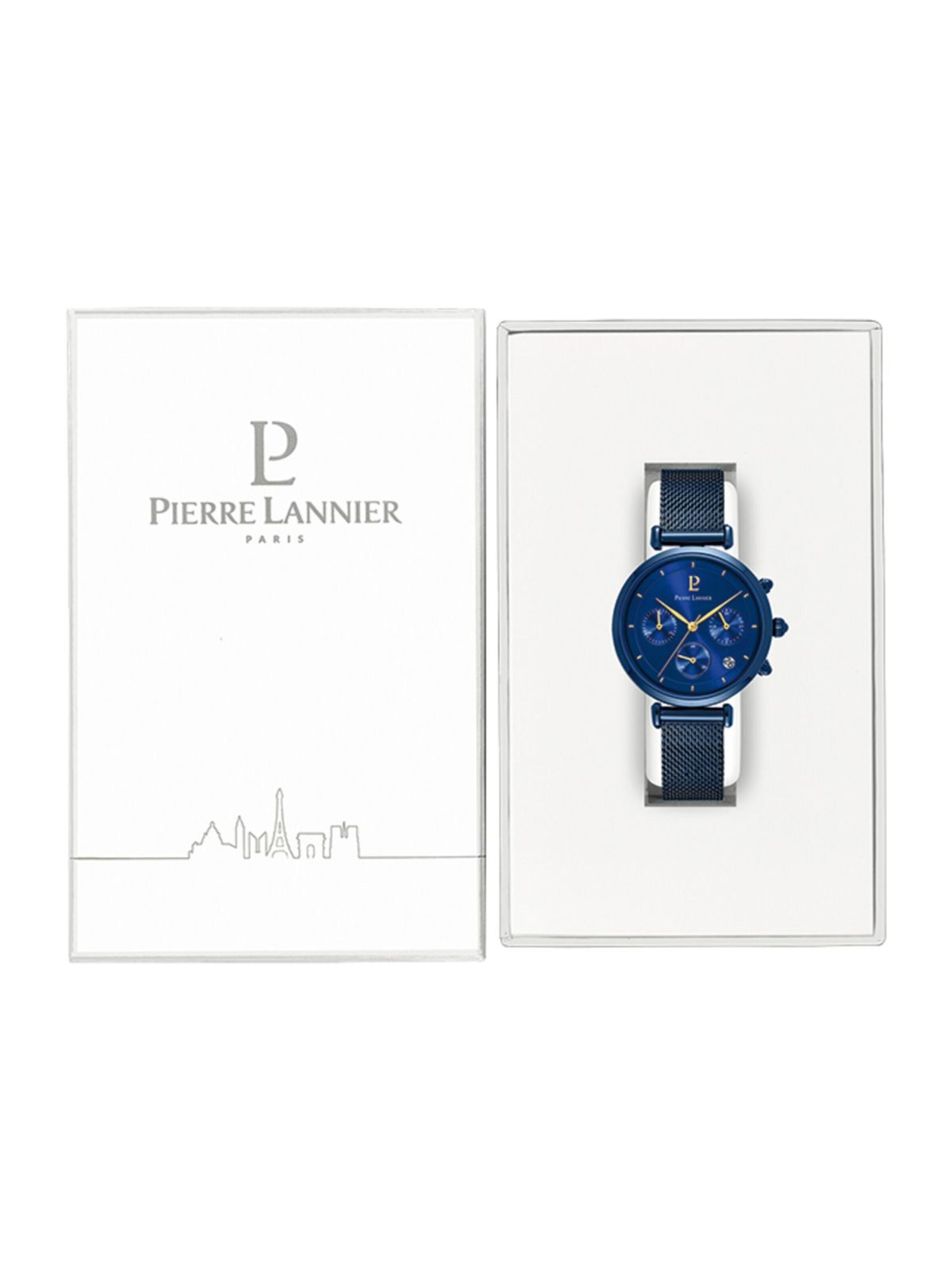 Montre à affichage analogique Pierre Lannier en bleu
