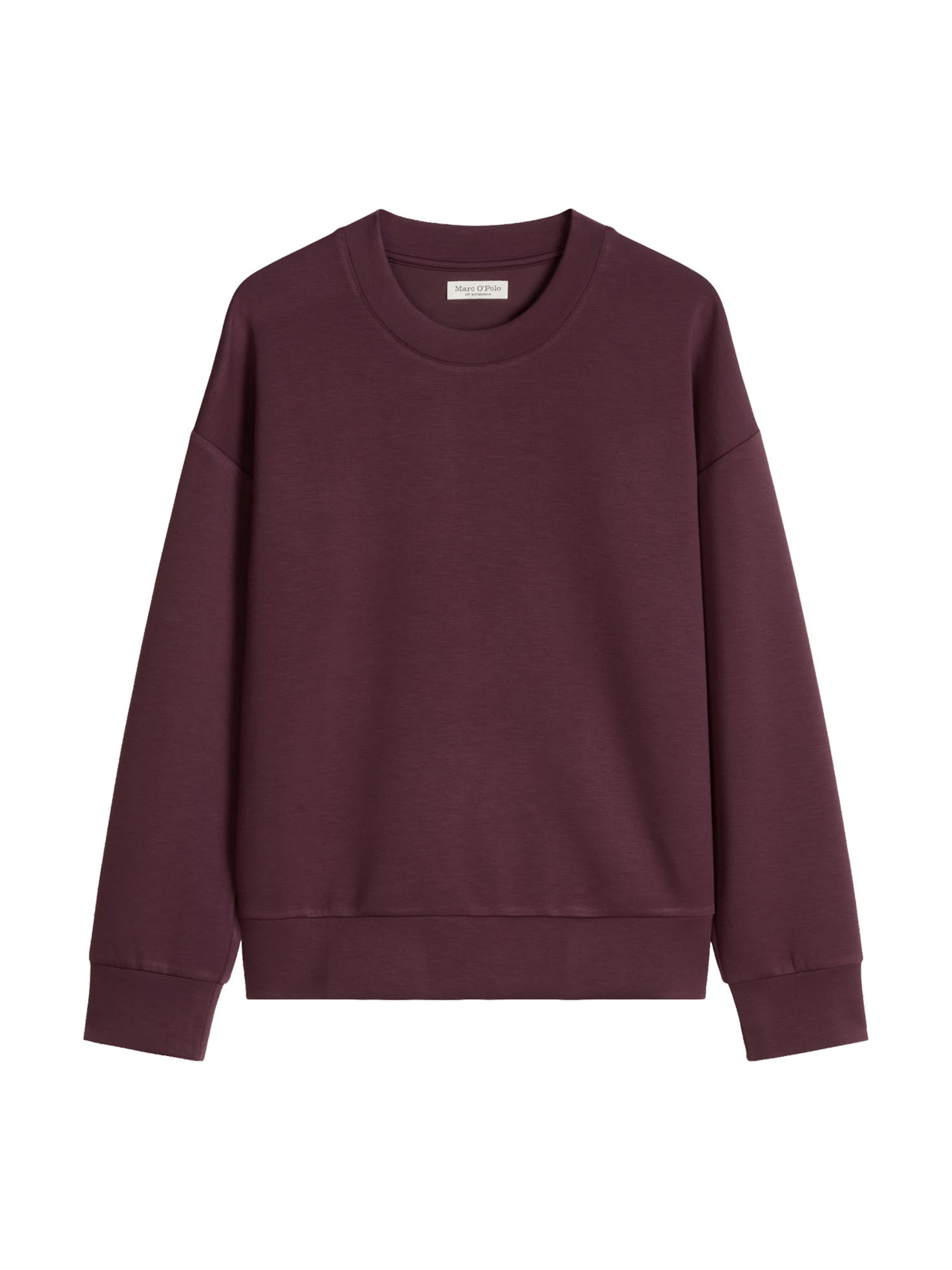 Sweat-shirt ' Modal Allure ' Marc O'Polo en rouge : devant