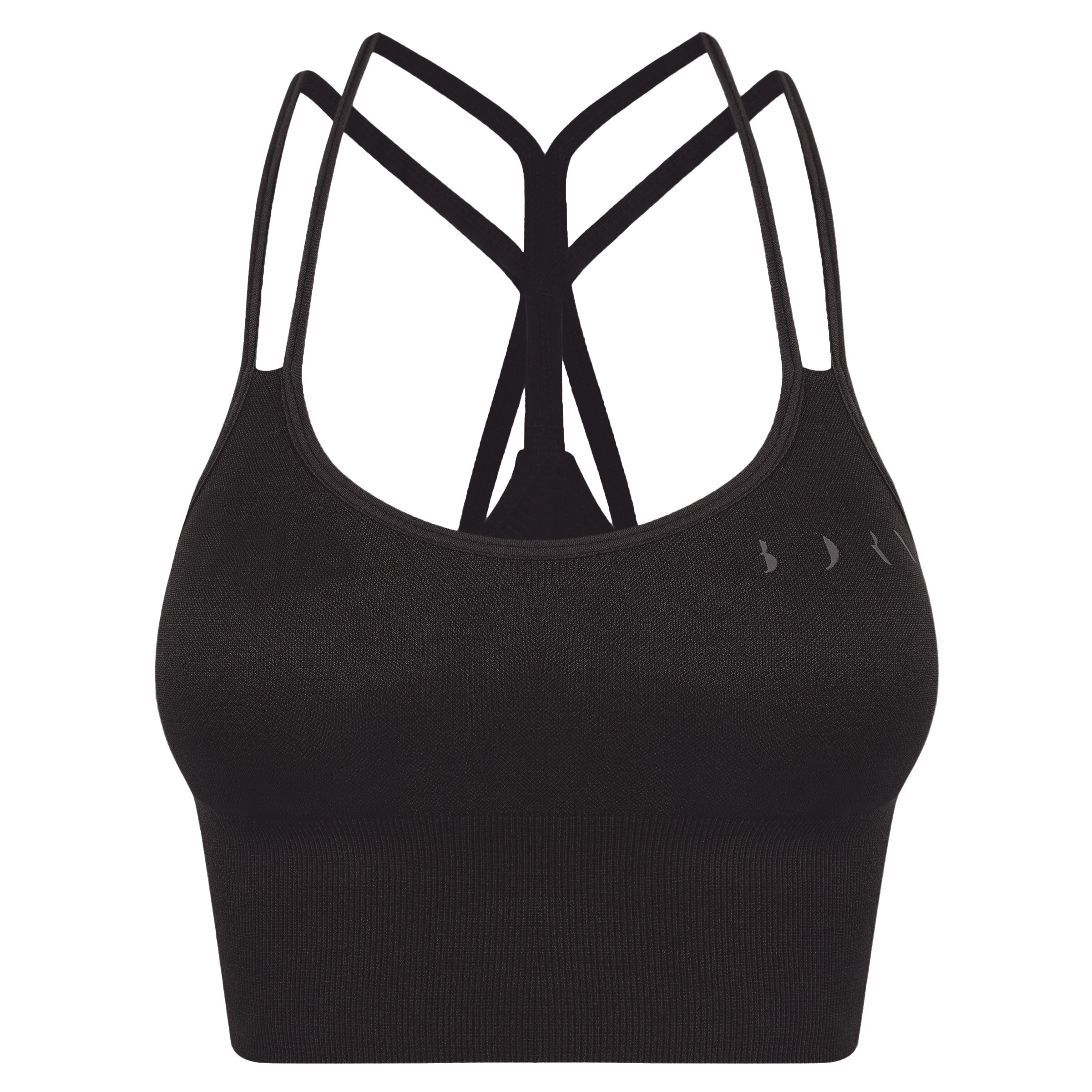 Haut de sport ' Sunset ' Born Living Yoga en noir : devant