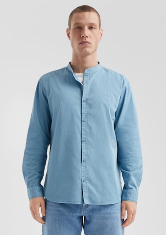 QS Regular fit Button Up Shirt in Blue: front