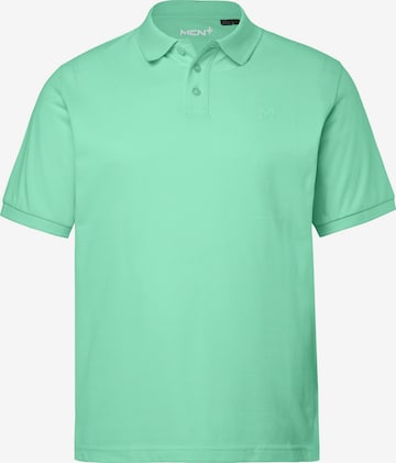 Men Plus Shirt in Green: front
