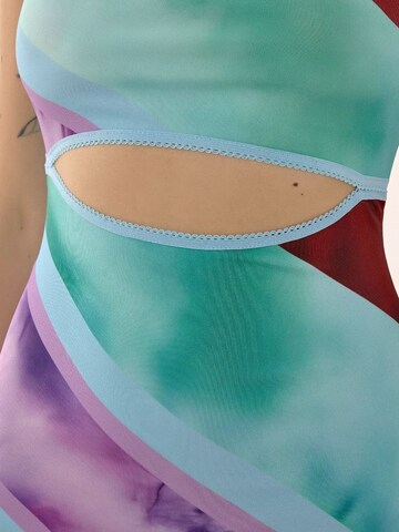 Hiccup - Vestido em mistura de cores