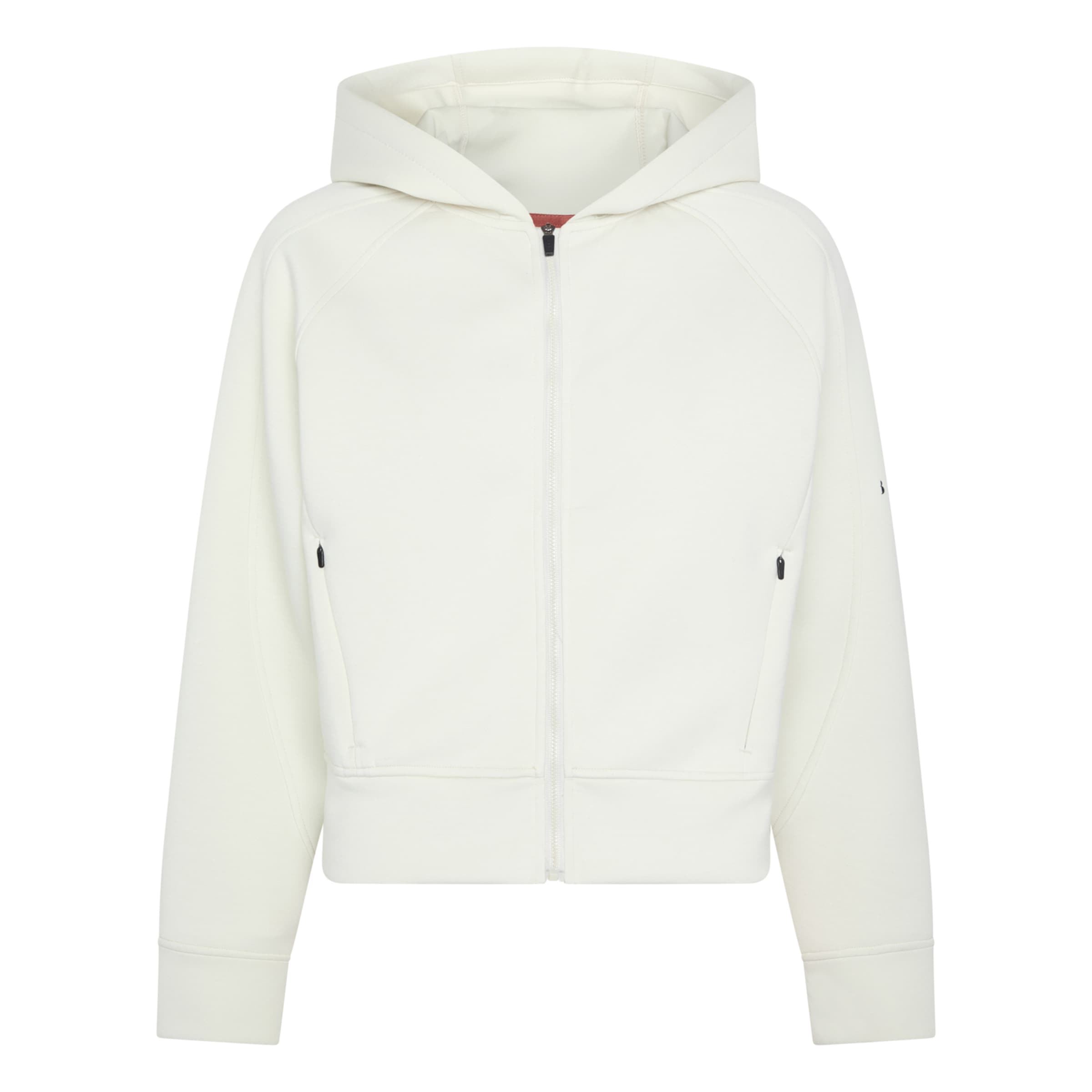 Born Sportief sweatvest 'Elsa' in Beige: voorkant