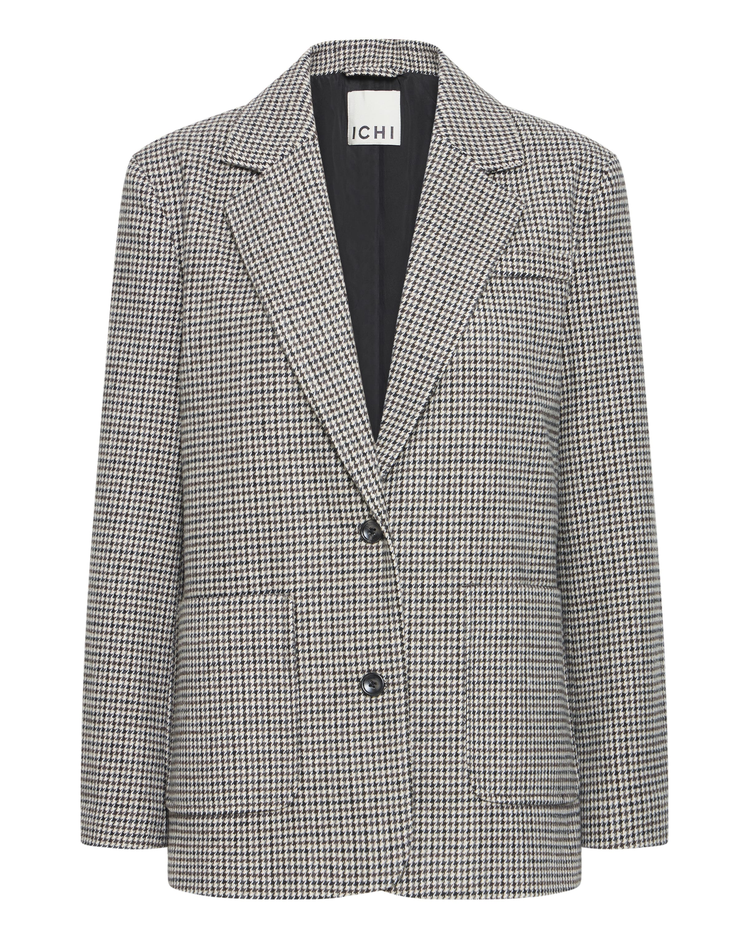 ICHI - Blazer en gris: frente