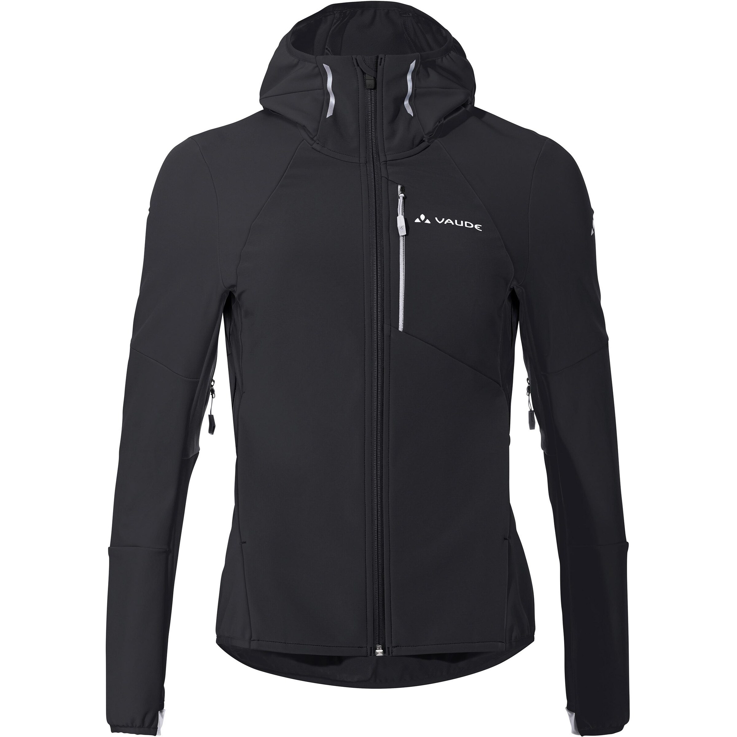 VAUDE Softshelljacke 'Larice IV' in Schwarz: Vorderseite
