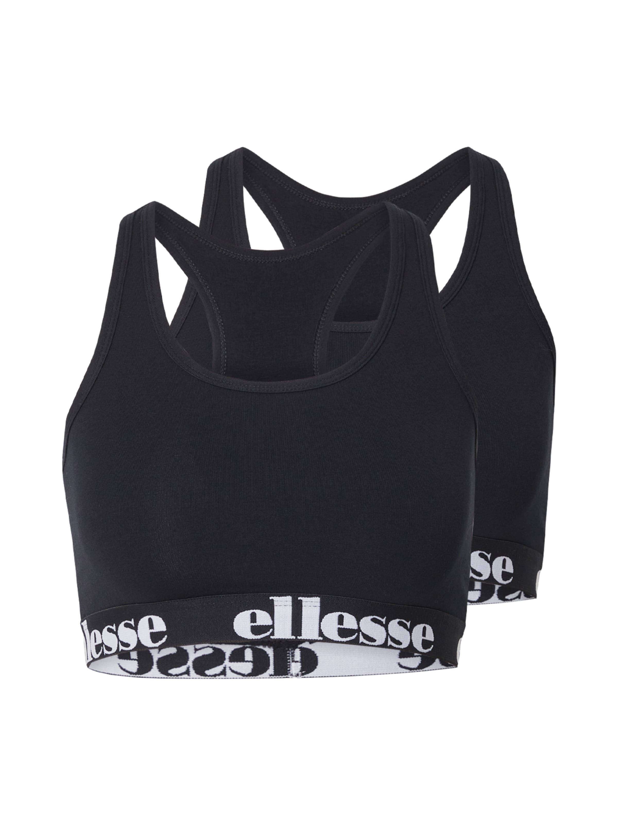 ELLESSE Bustier BH 'Molia' i sort: forside