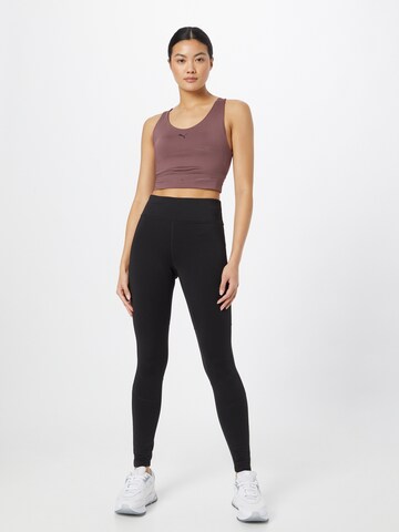 PUMA Skinny Workout Pants 'BRUSHED' in Black