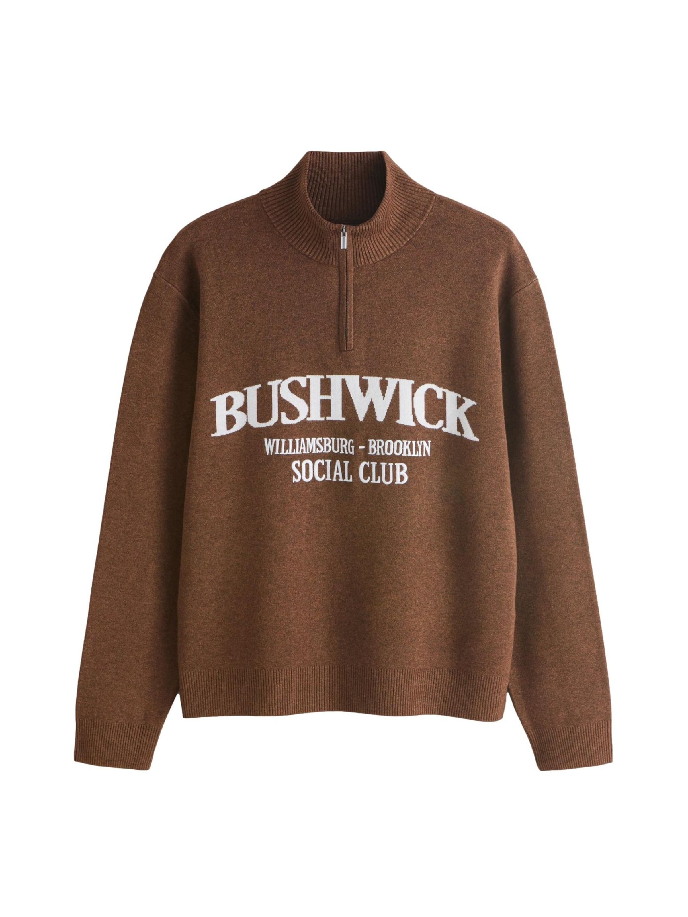 Next Sweater in XS in Mottled brown / White, Item view