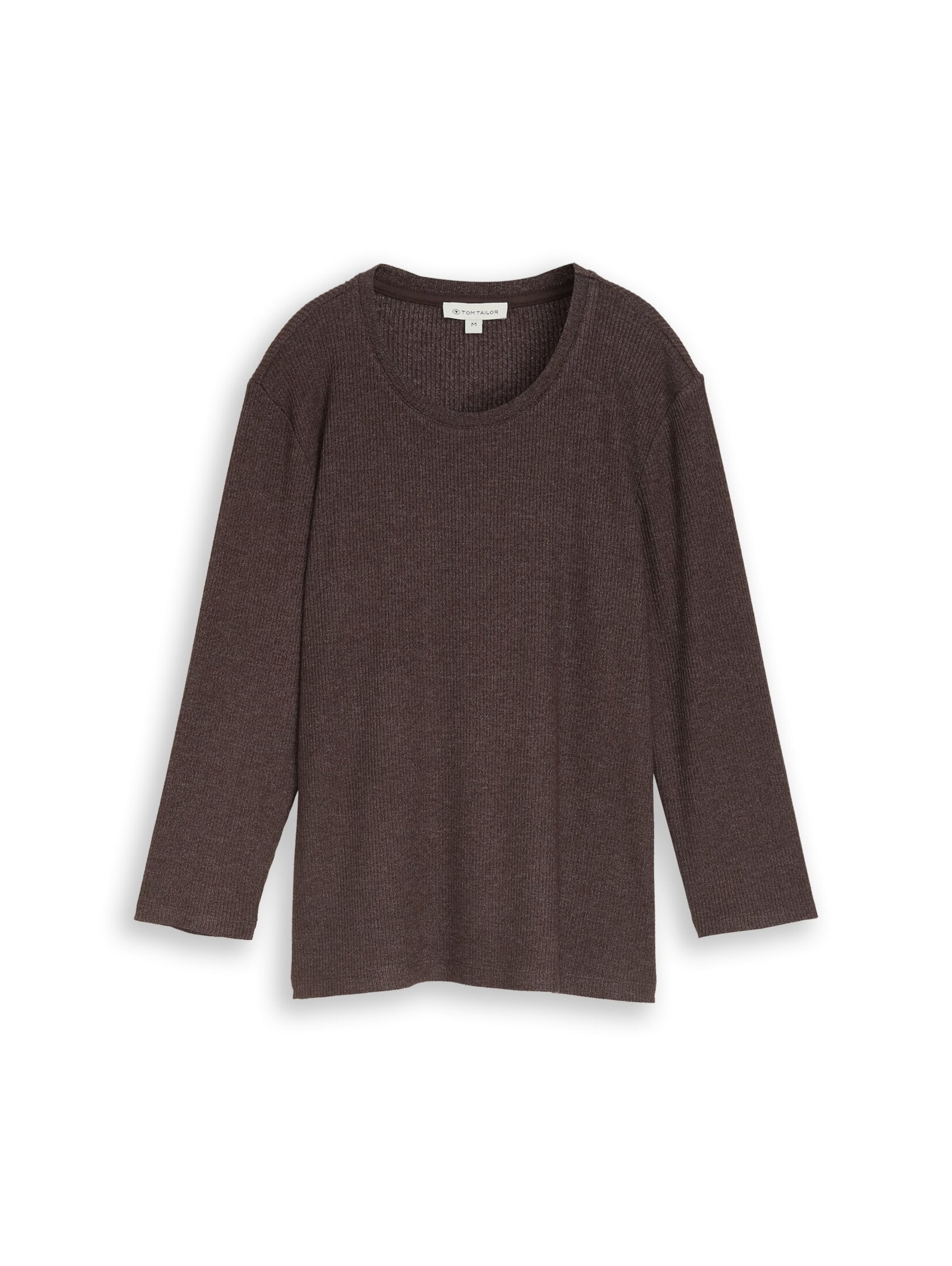 TOM TAILOR Shirt in Braun: Vorderseite