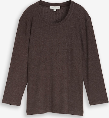 TOM TAILOR Shirt in Braun: Vorderseite