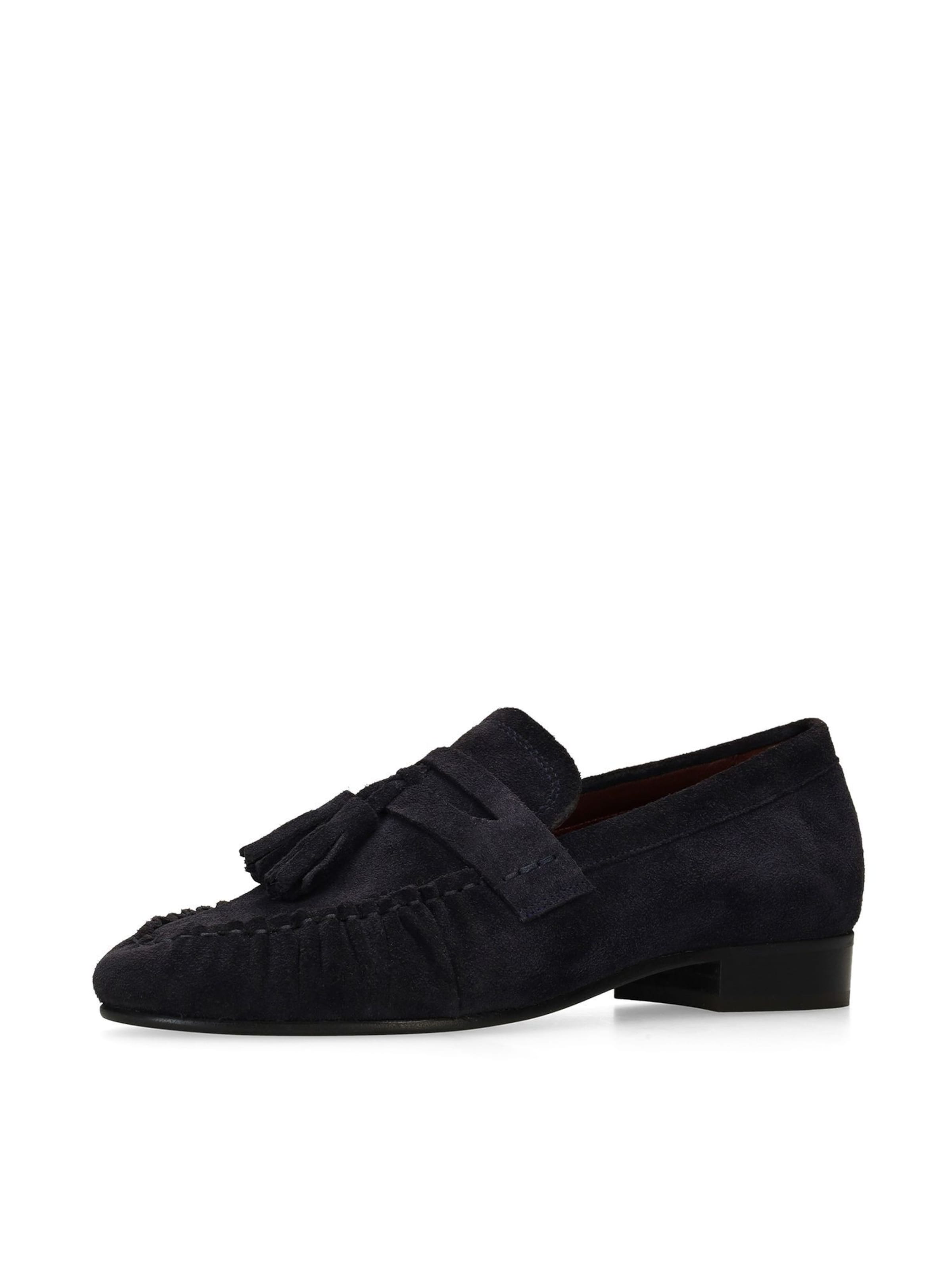MANFIELD Instappers in Blauw: voorkant