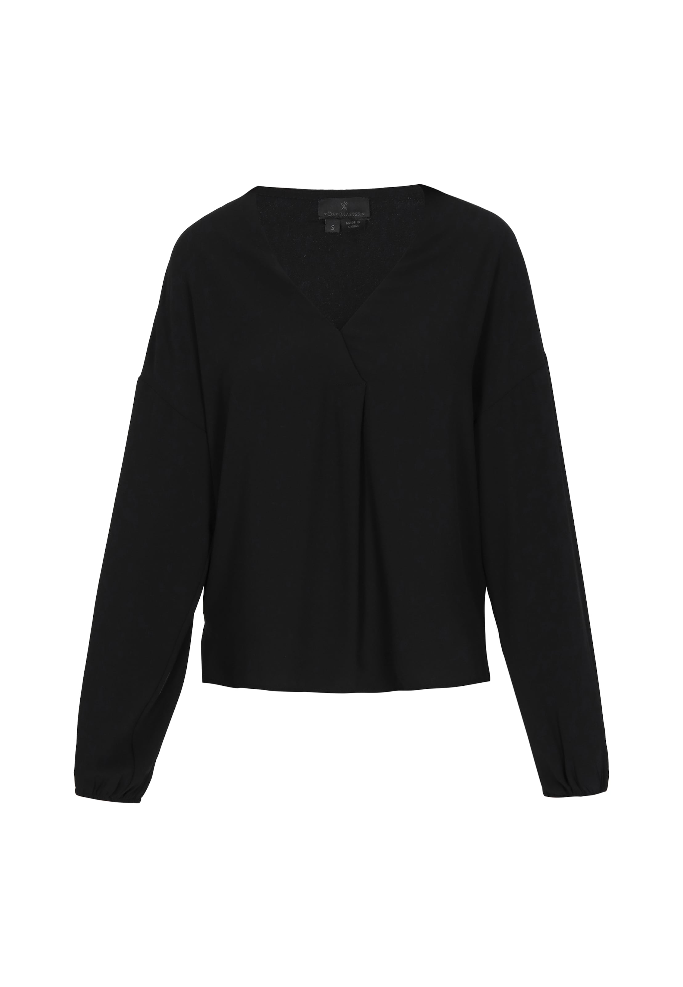 DreiMaster Klassik Blus i svart: framsida