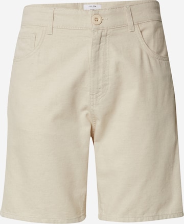 DAN FOX APPAREL - Regular Calças chino 'Xaver' em branco: frente