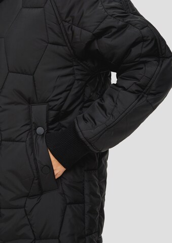 QS Between-Seasons Coat in Black