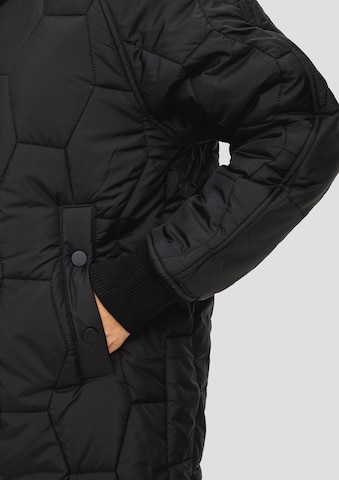QS Prechodný kabát - Čierna